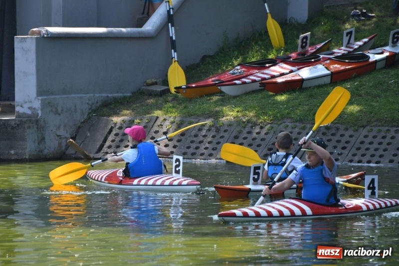 Zdjęcie w galerii na portalu naszraciborz.pl: Zmagania wodniackie na stawie gondolowym  wiadomości z regionu