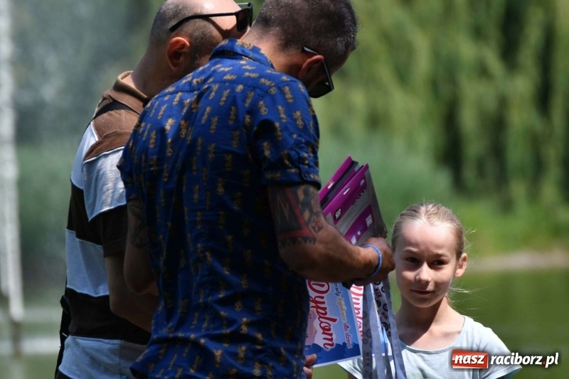 Zdjęcie w galerii na portalu naszraciborz.pl: Zmagania wodniackie na stawie gondolowym  wiadomości z regionu