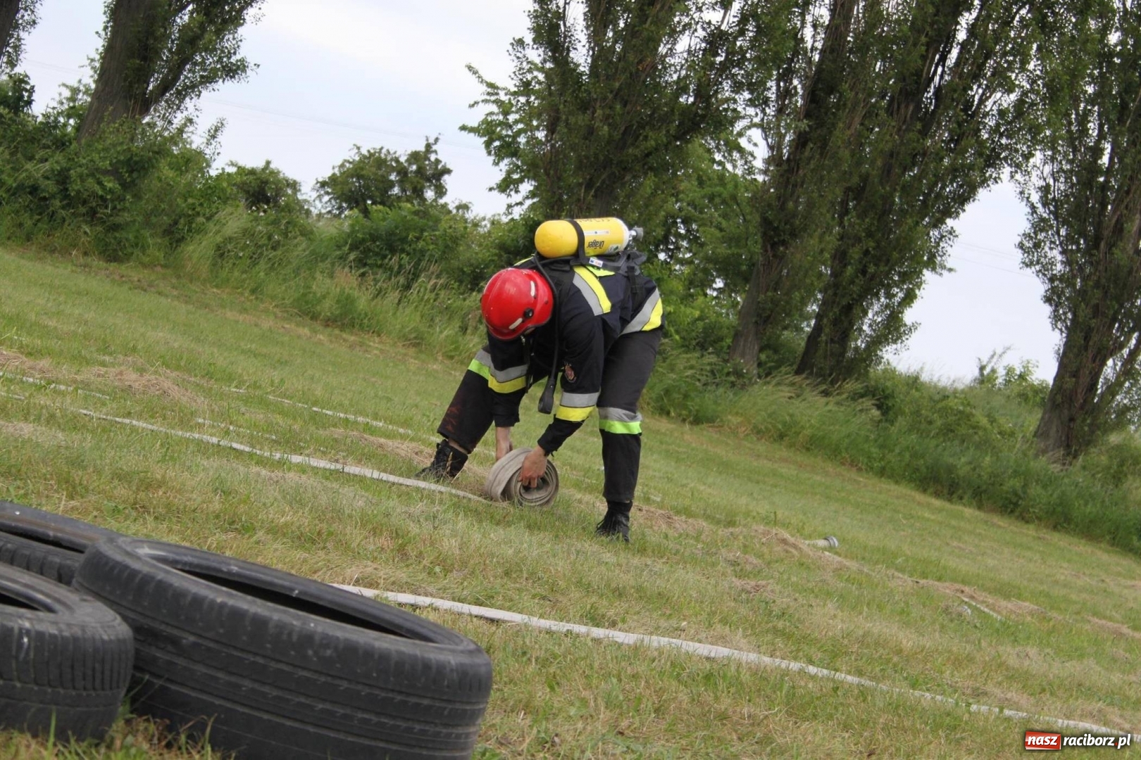 Zdjęcie w galerii na portalu naszraciborz.pl: Niezłomny strażak - rywalizacja w Wojnowicach [FOTO i WIDEO] wiadomości z regionu