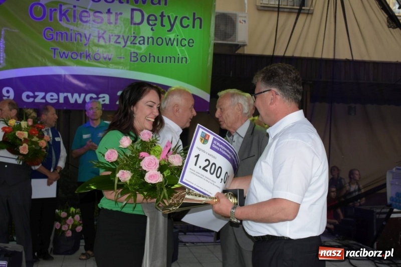 Zdjęcie w galerii na portalu naszraciborz.pl: Jest w orkiestrach dętych wielka siła. Przemarsz przez Tworków [WIDEO]  wiadomości z regionu