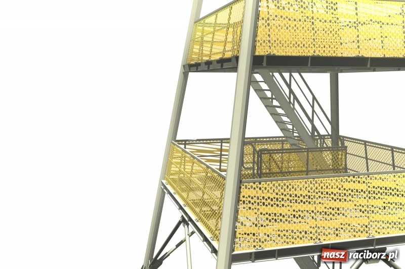 Zdjęcie w galerii na portalu naszraciborz.pl: Powstaje kolejna wieża widokowa w powiecie raciborskim [FOTO] wiadomości z regionu