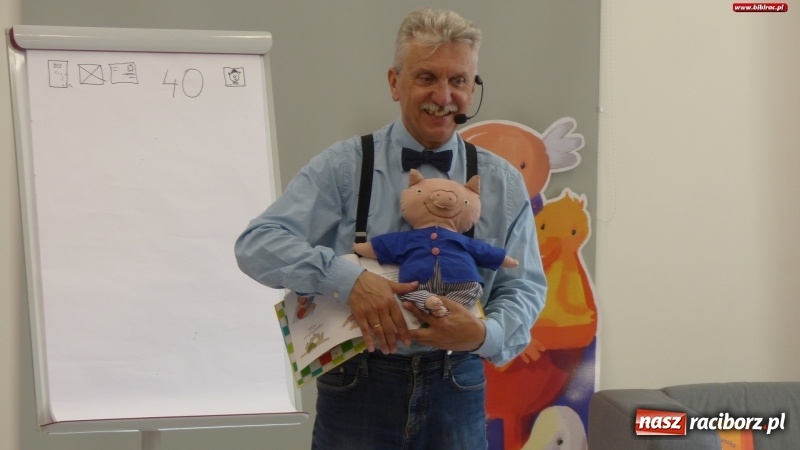 Zdjęcie w galerii na portalu naszraciborz.pl: Wojciech Widłak na finał Tygodnia Czytania Dzieciom [FOTO] wiadomości z regionu