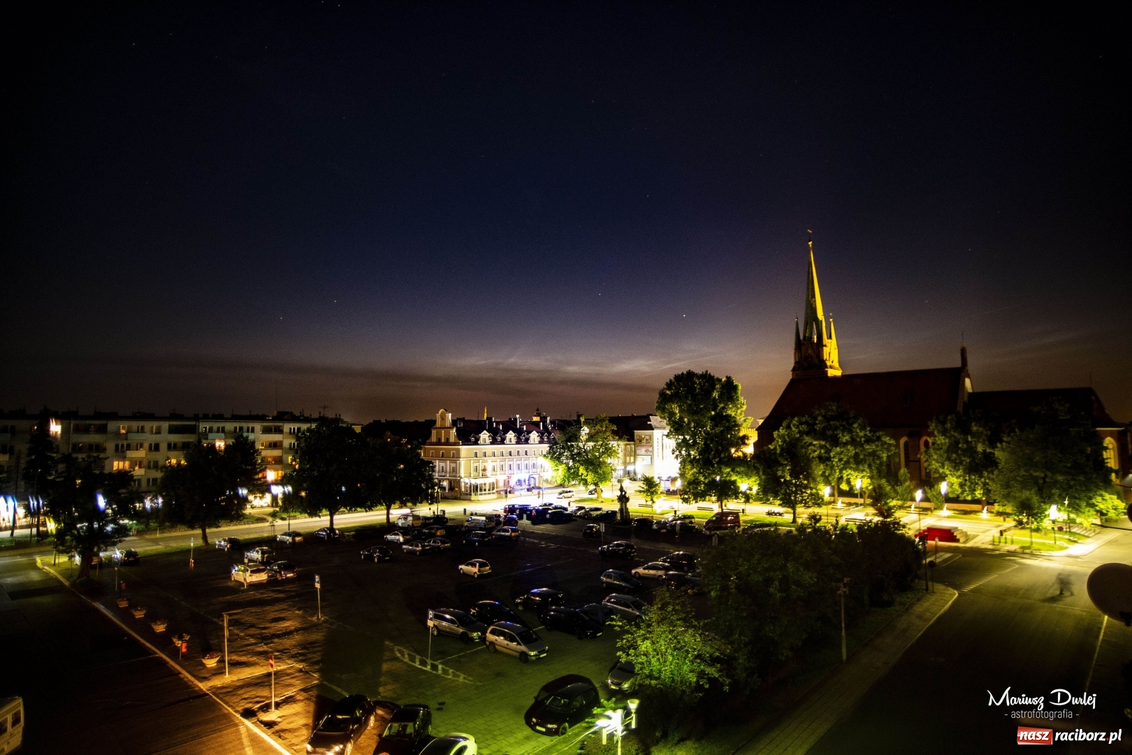 Zdjęcie w galerii na portalu naszraciborz.pl: Wyjątkowe zjawisko na raciborskim niebie  wiadomości z regionu