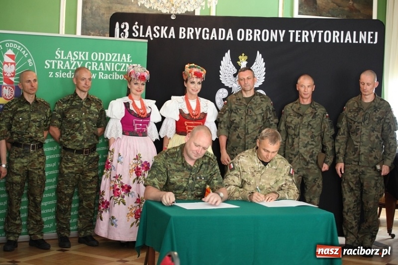 Zdjęcie w galerii na portalu naszraciborz.pl: Śląscy terytorialsi i pogranicznicy będą współpracować  wiadomości z regionu