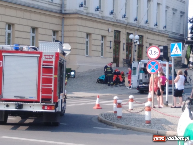 Zdjęcie w galerii na portalu naszraciborz.pl: Zderzenie opla i kawasaki pod sądem [FOTO] wiadomości z regionu