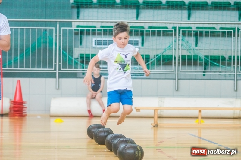 Zdjęcie w galerii na portalu naszraciborz.pl: Gimnastyczny tor przeszkód i pokaz umiejętności akrobatycznych w Arenie Rafako [FOTO i WIDEO] wiadomości z regionu