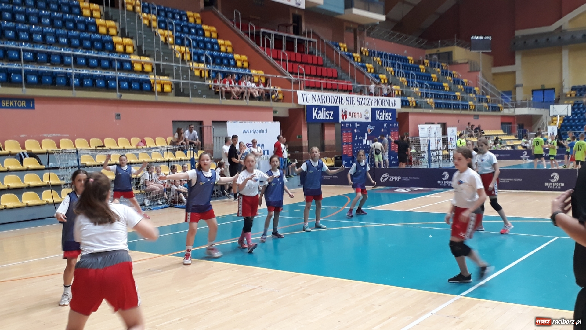 Zdjęcie w galerii na portalu naszraciborz.pl: Ręczna na Orliku. Dziewczęta z Pietrowic wicemistrzyniami Polski  wiadomości z regionu