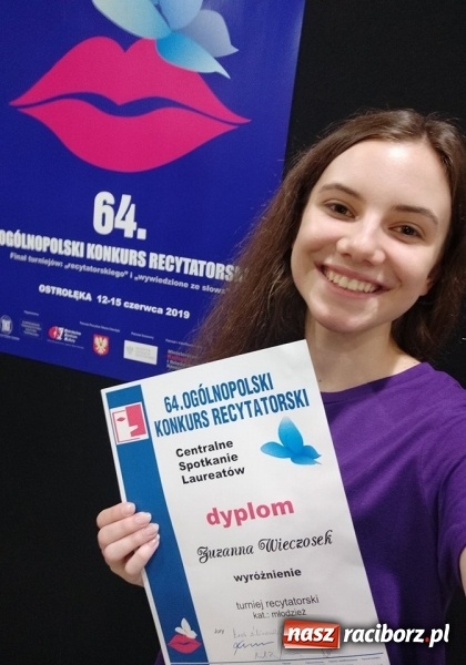 Zdjęcie w galerii na portalu naszraciborz.pl: Brawa dla Zuzanny Wieczosek  wiadomości z regionu