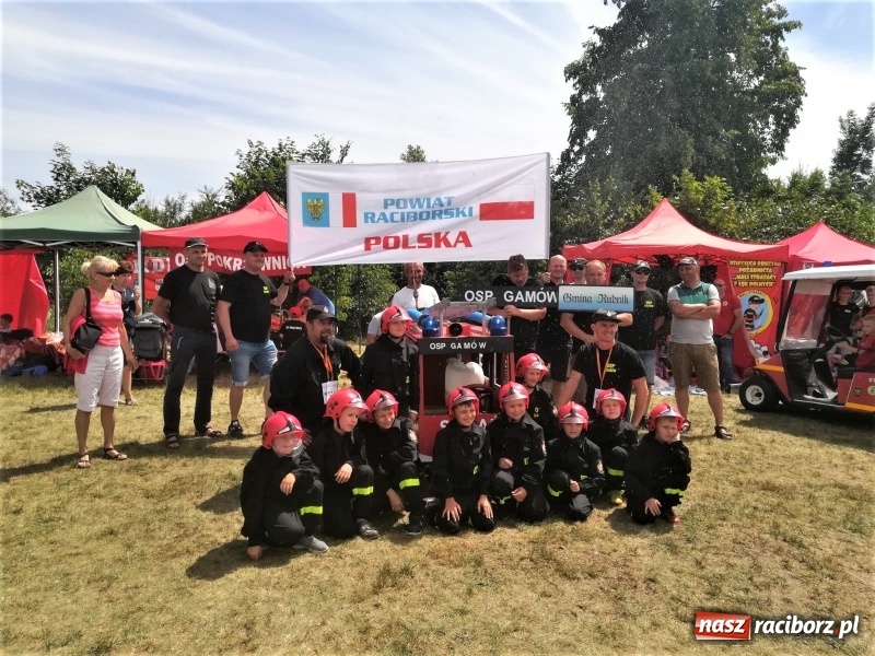 Zdjęcie w galerii na portalu naszraciborz.pl: Dziecięca drużyna OSP Gamów na Olimpiadzie Drużyn Pożarniczych w Wieruszowie wiadomości z regionu
