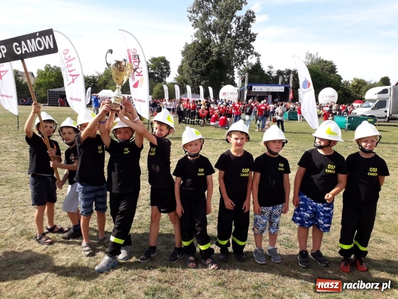 Zdjęcie w galerii na portalu naszraciborz.pl: Dziecięca drużyna OSP Gamów na Olimpiadzie Drużyn Pożarniczych w Wieruszowie wiadomości z regionu