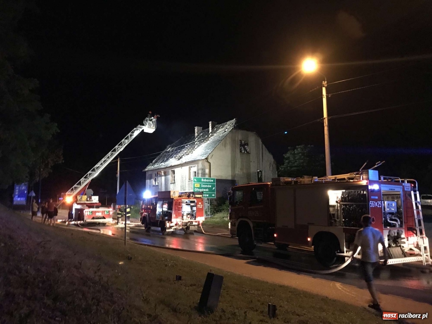 Zdjęcie w galerii na portalu naszraciborz.pl: Pożar budynku w Pawłowie. Możliwe podpalenie [FOTO]  wiadomości z regionu