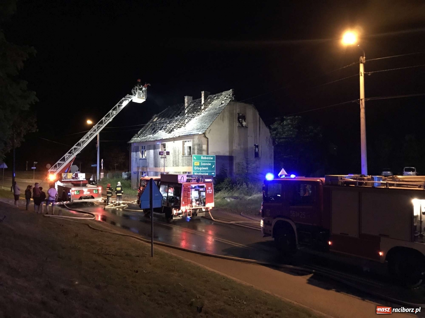 Zdjęcie w galerii na portalu naszraciborz.pl: Pożar budynku w Pawłowie. Możliwe podpalenie [FOTO]  wiadomości z regionu