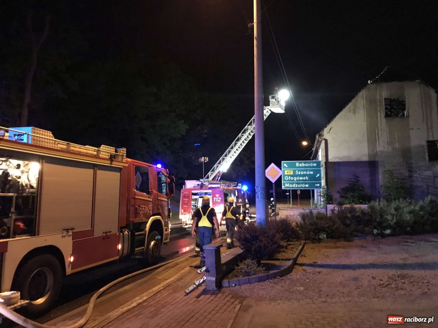 Zdjęcie w galerii na portalu naszraciborz.pl: Pożar budynku w Pawłowie. Możliwe podpalenie [FOTO]  wiadomości z regionu