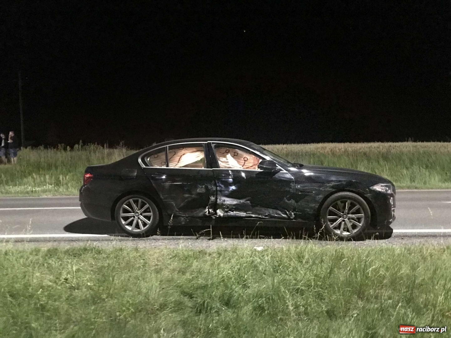 Zdjęcie w galerii na portalu naszraciborz.pl: Zderzenie BMW i seata w Kornicach [FOTO] wiadomości z regionu