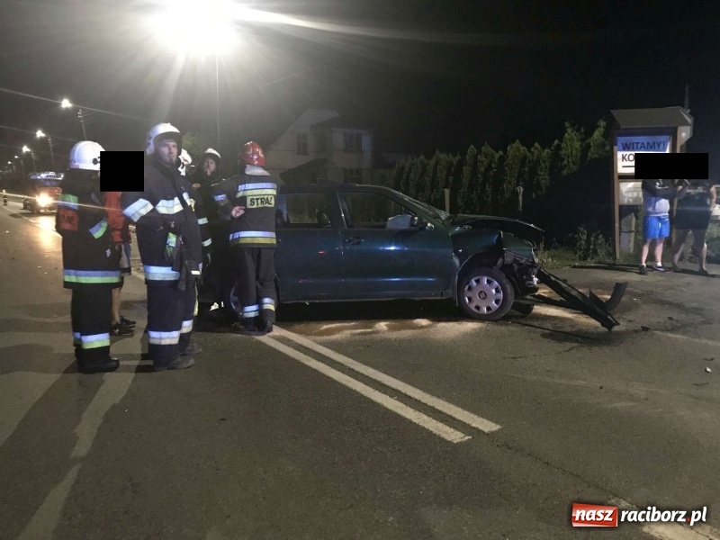 Zdjęcie w galerii na portalu naszraciborz.pl: Zderzenie BMW i seata w Kornicach [FOTO] wiadomości z regionu