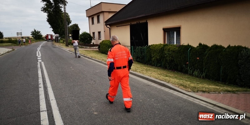 Zdjęcie w galerii na portalu naszraciborz.pl: Wypadek w Krzanowicach. Lądował śmigłowiec LPR [FOTO i WIDEO] wiadomości z regionu