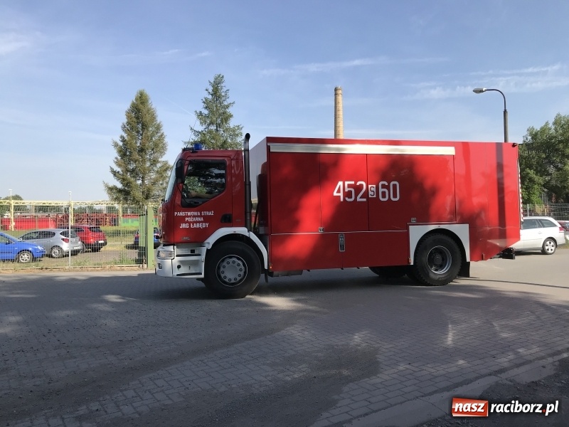 Zdjęcie w galerii na portalu naszraciborz.pl: Grupa chemiczna w akcji na terenie Rafako [WIDEO] wiadomości z regionu