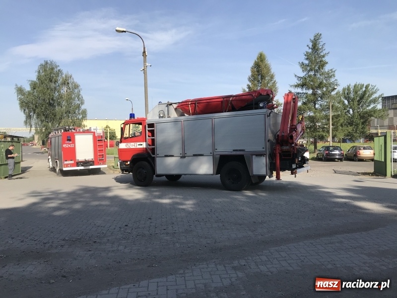 Zdjęcie w galerii na portalu naszraciborz.pl: Grupa chemiczna w akcji na terenie Rafako [WIDEO] wiadomości z regionu