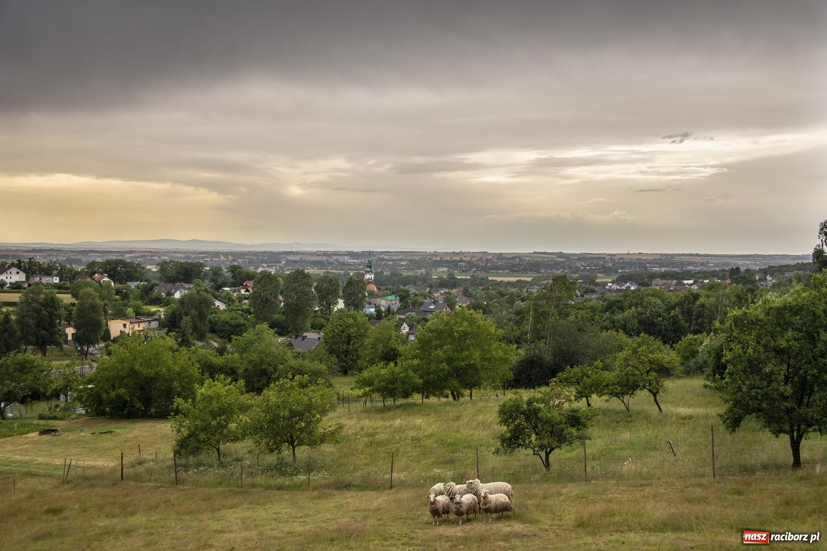 Zdjęcie w galerii na portalu naszraciborz.pl: Front burzowy nad ziemią raciborską [FOTO] wiadomości z regionu