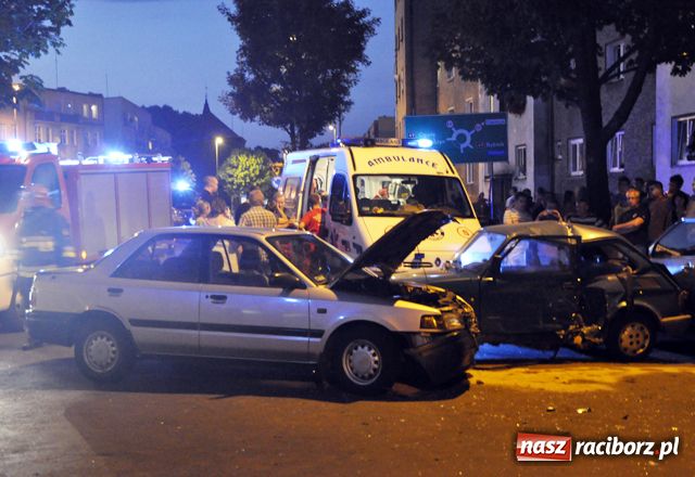 Zdjęcie w galerii na portalu naszraciborz.pl: Wypadek na Skłodowskiej wiadomości z regionu
