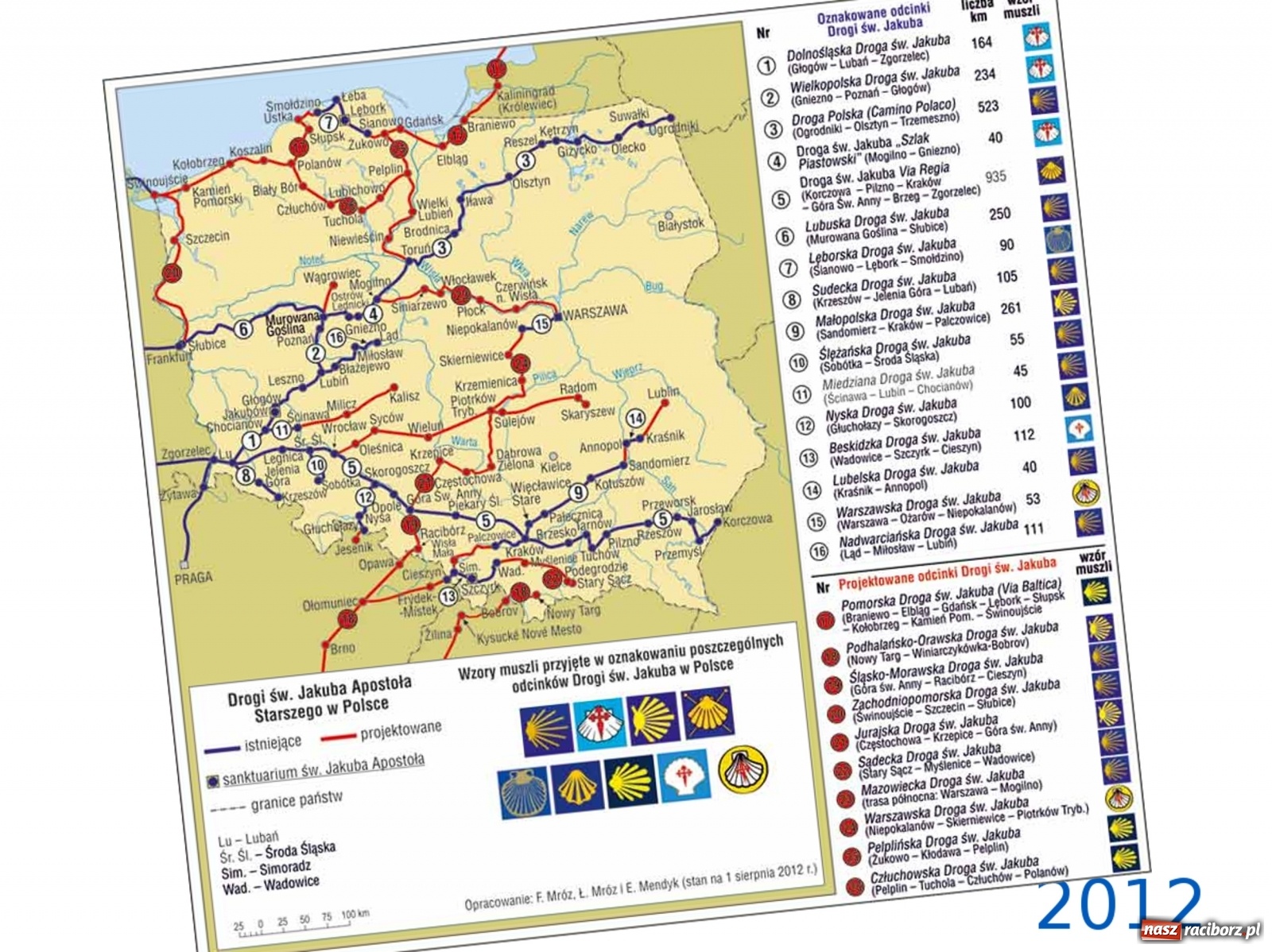 Zdjęcie w galerii na portalu naszraciborz.pl: Niech nas prowadzi święty Jakub. Od Santiago de Compostela do Raciborza  wiadomości z regionu