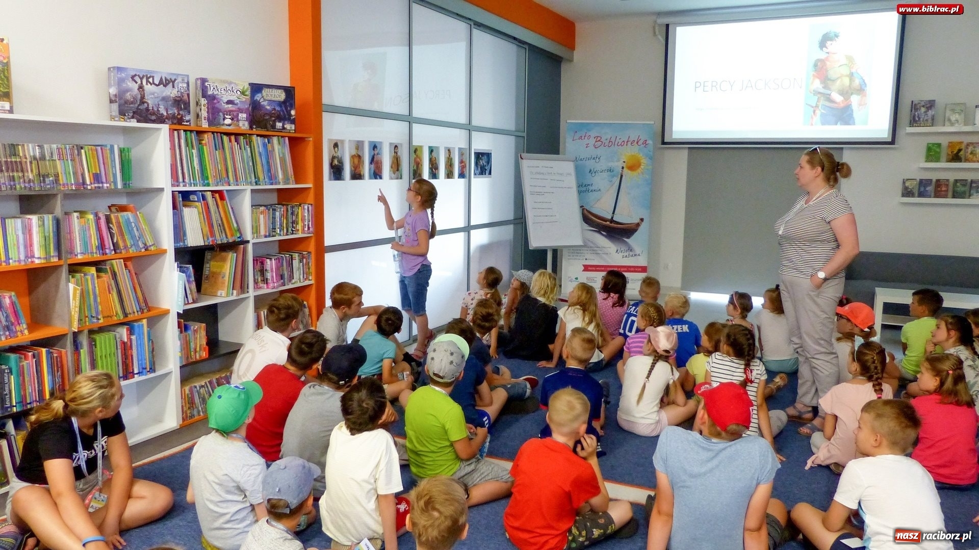 Zdjęcie w galerii na portalu naszraciborz.pl: Uczestnicy Lata z biblioteką w Obozie Herosów wiadomości z regionu