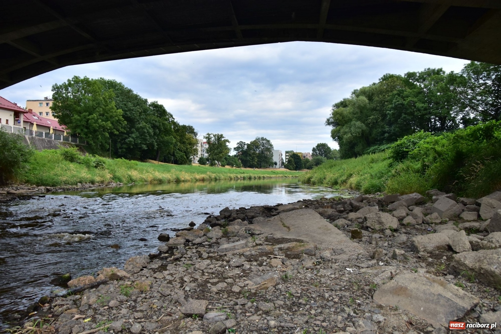 Zdjęcie w galerii na portalu naszraciborz.pl: Państwowa Służba Hydrologiczna ostrzega przed niżówką. Groźba niedoborów wody wiadomości z regionu