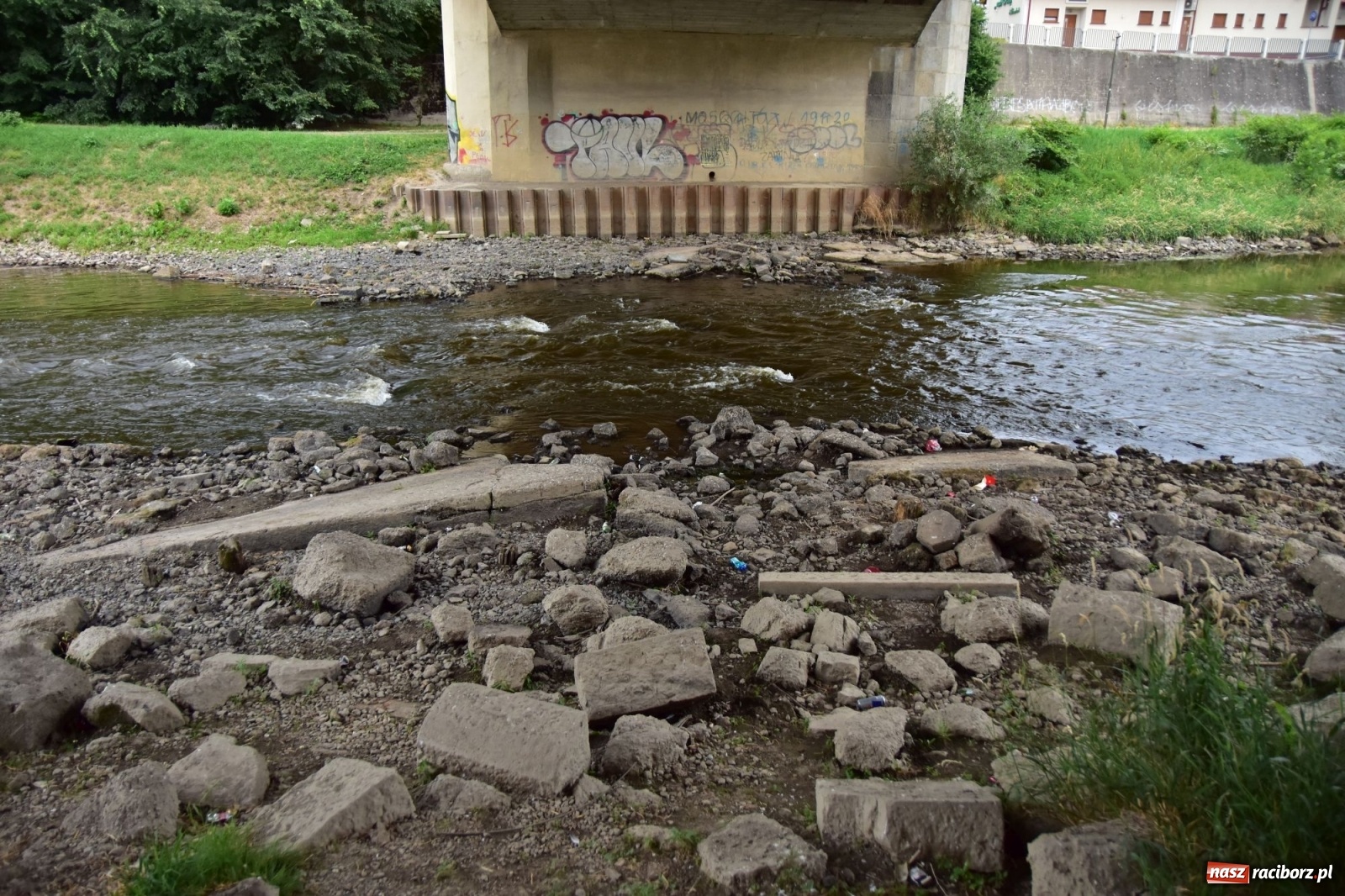 Zdjęcie w galerii na portalu naszraciborz.pl: Państwowa Służba Hydrologiczna ostrzega przed niżówką. Groźba niedoborów wody wiadomości z regionu