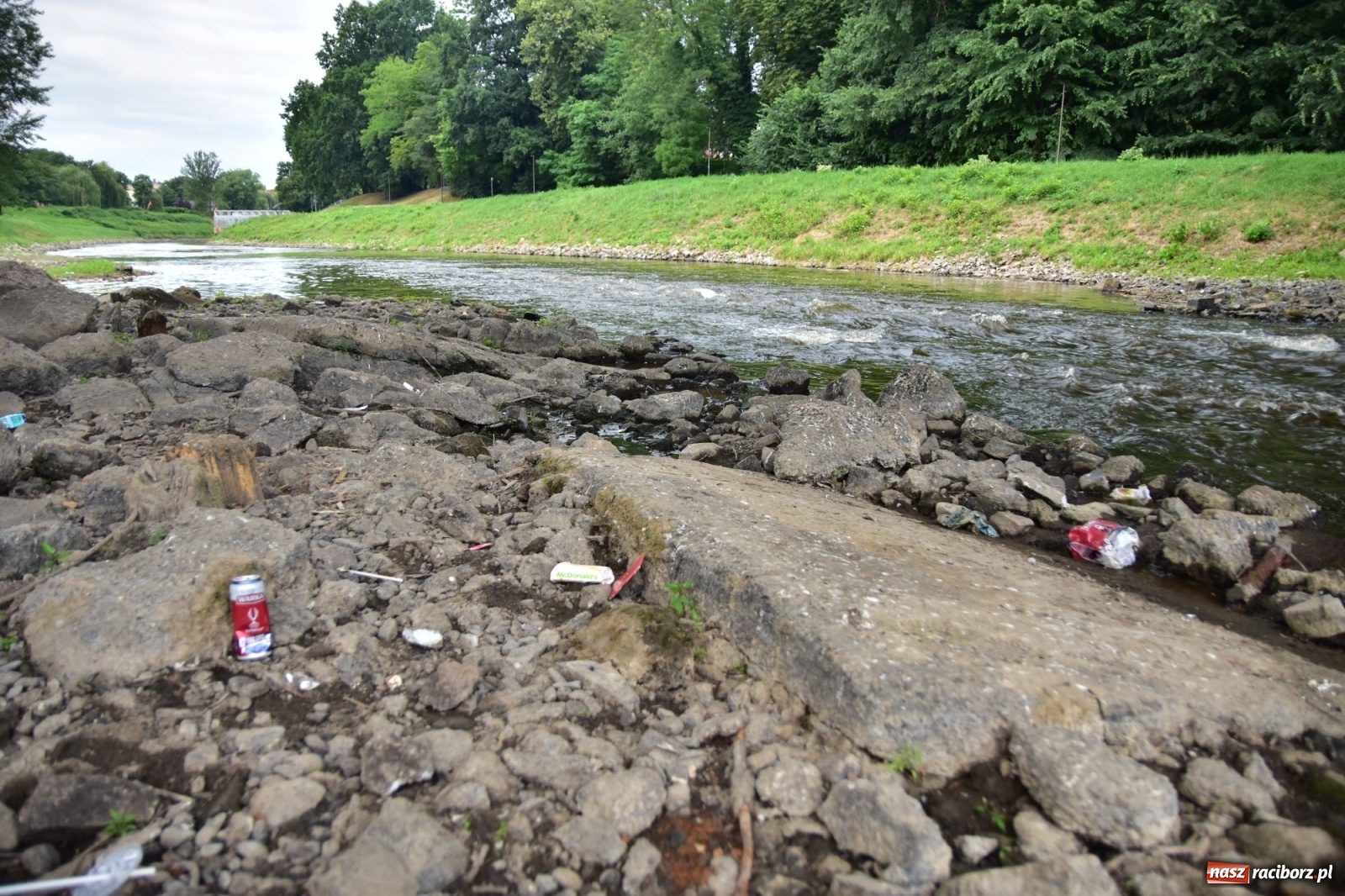 Zdjęcie w galerii na portalu naszraciborz.pl: Państwowa Służba Hydrologiczna ostrzega przed niżówką. Groźba niedoborów wody wiadomości z regionu