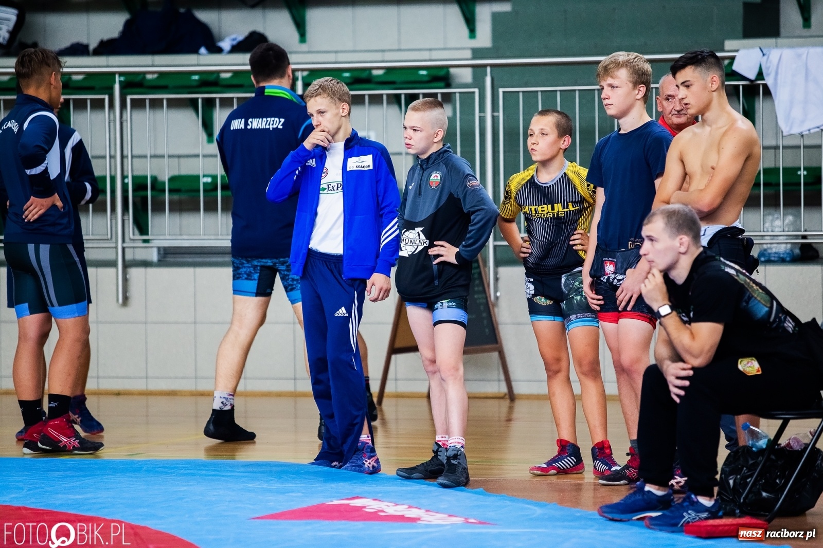 Zdjęcie w galerii na portalu naszraciborz.pl: W Arenie Rafako trwają Mistrzostwa Polski w zapasach wiadomości z regionu