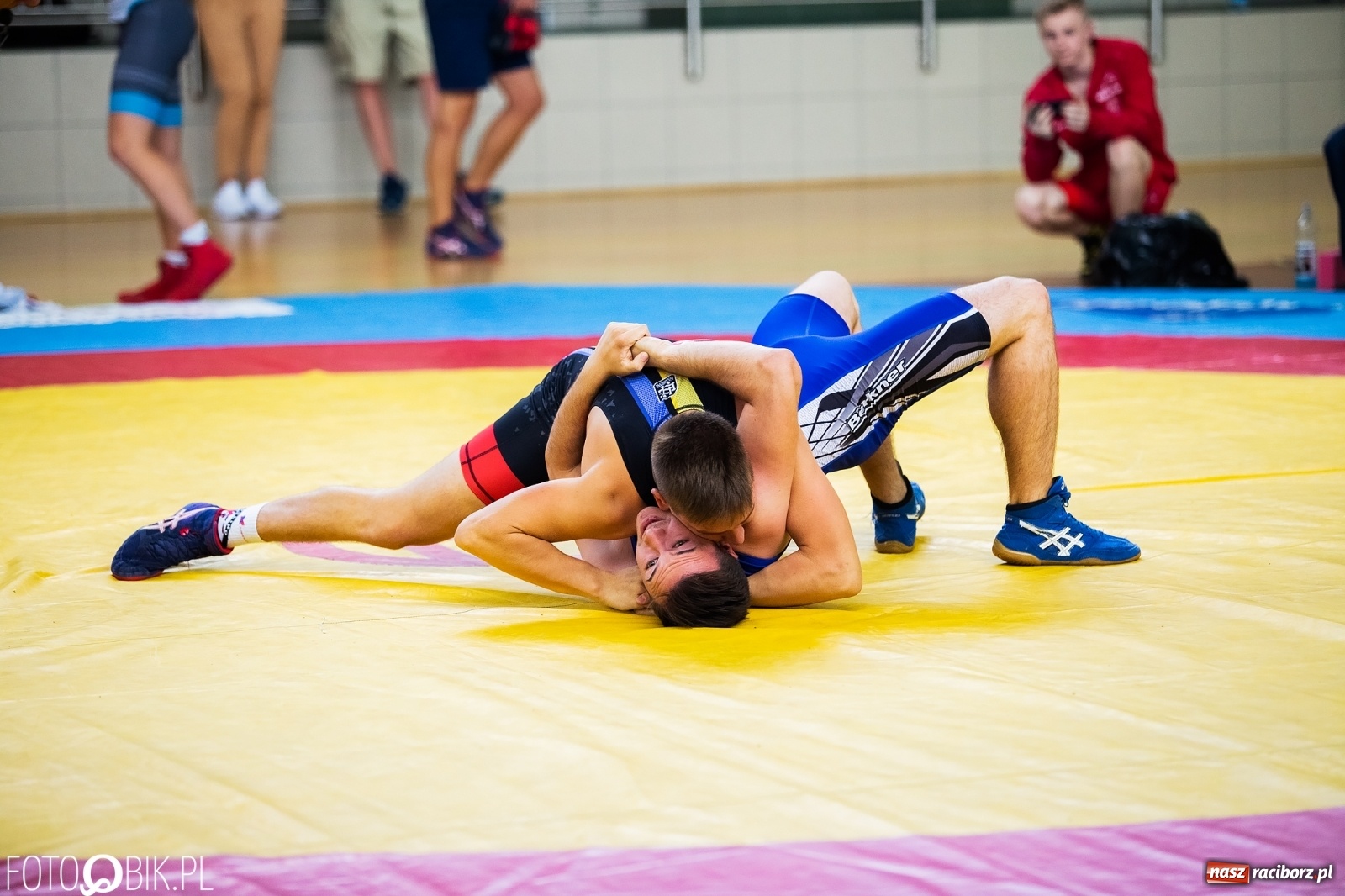 Zdjęcie w galerii na portalu naszraciborz.pl: W Arenie Rafako trwają Mistrzostwa Polski w zapasach wiadomości z regionu