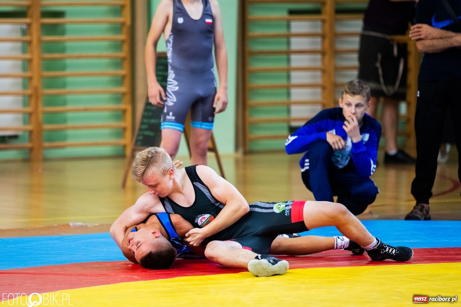 Zdjęcie w galerii na portalu naszraciborz.pl: W Arenie Rafako trwają Mistrzostwa Polski w zapasach wiadomości z regionu