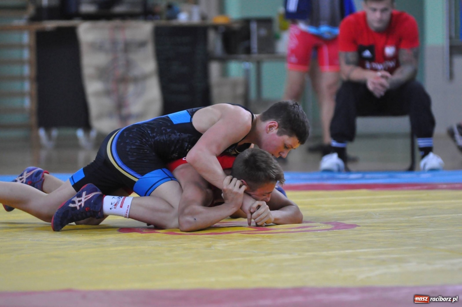 Zdjęcie w galerii na portalu naszraciborz.pl: W Arenie Rafako trwają Mistrzostwa Polski w zapasach wiadomości z regionu