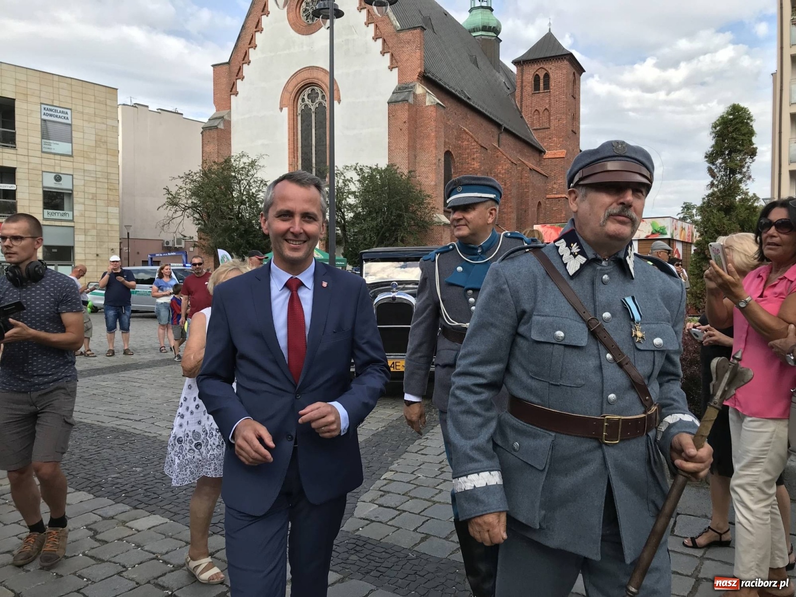 Zdjęcie w galerii na portalu naszraciborz.pl: Marszałek Józef Piłsudski odwiedził Racibórz [FOTO i WIDEO] wiadomości z regionu