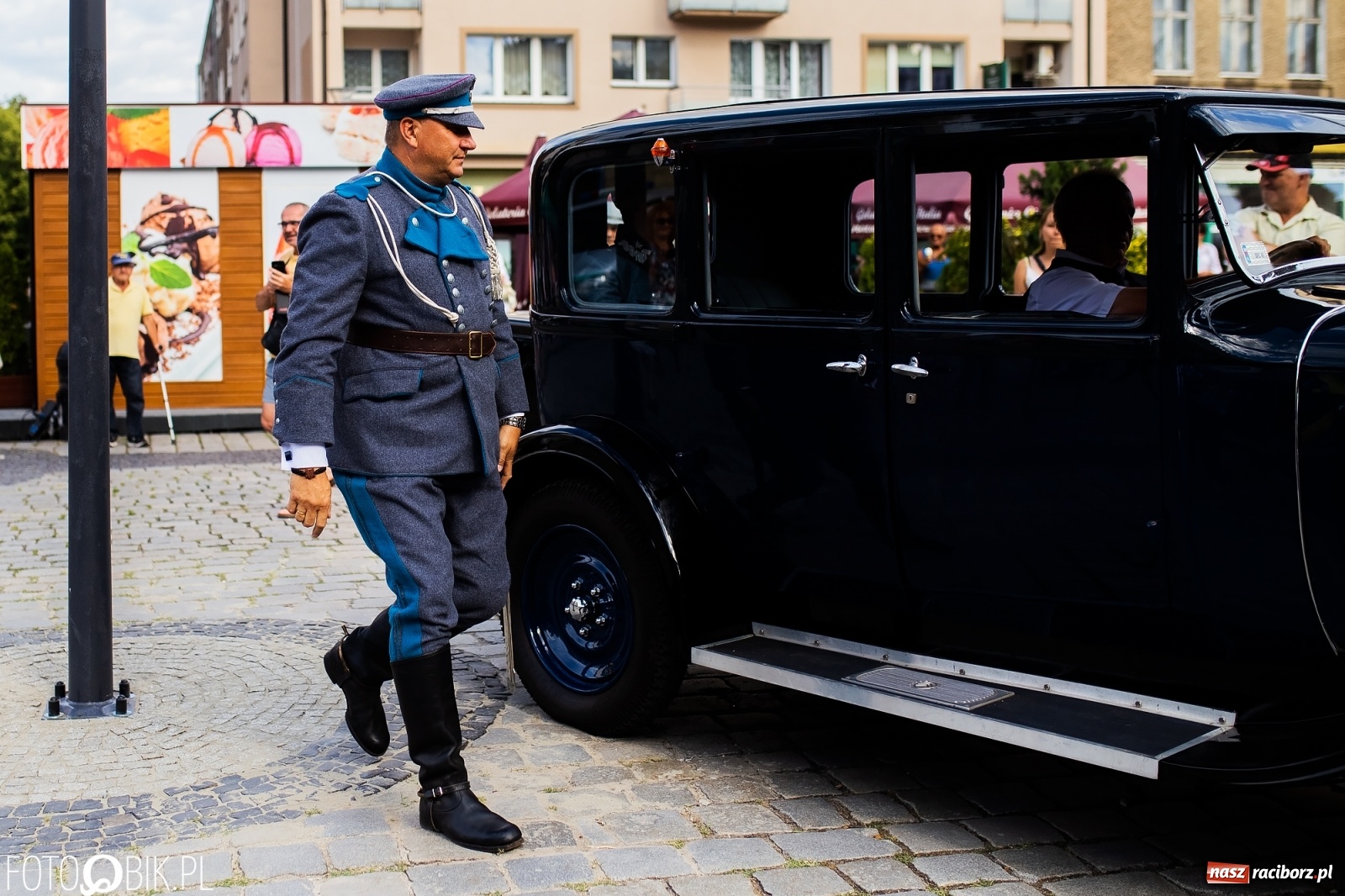 Zdjęcie w galerii na portalu naszraciborz.pl: Marszałek Józef Piłsudski odwiedził Racibórz [FOTO i WIDEO] wiadomości z regionu