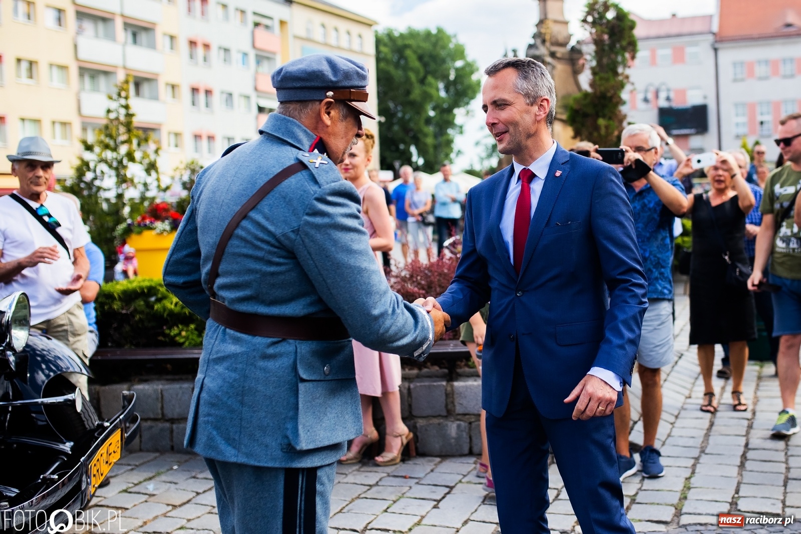 Zdjęcie w galerii na portalu naszraciborz.pl: Marszałek Józef Piłsudski odwiedził Racibórz [FOTO i WIDEO] wiadomości z regionu