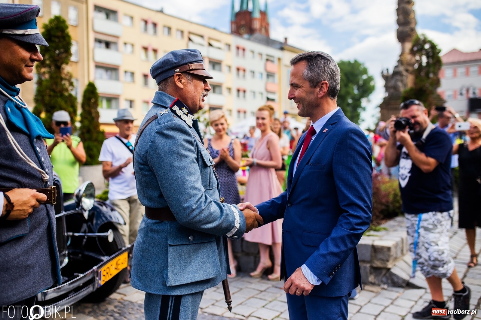 Zdjęcie w galerii na portalu naszraciborz.pl: Marszałek Józef Piłsudski odwiedził Racibórz [FOTO i WIDEO] wiadomości z regionu