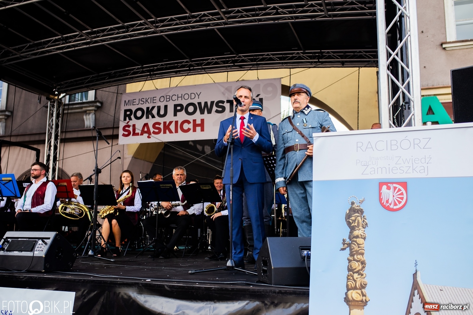 Zdjęcie w galerii na portalu naszraciborz.pl: Marszałek Józef Piłsudski odwiedził Racibórz [FOTO i WIDEO] wiadomości z regionu