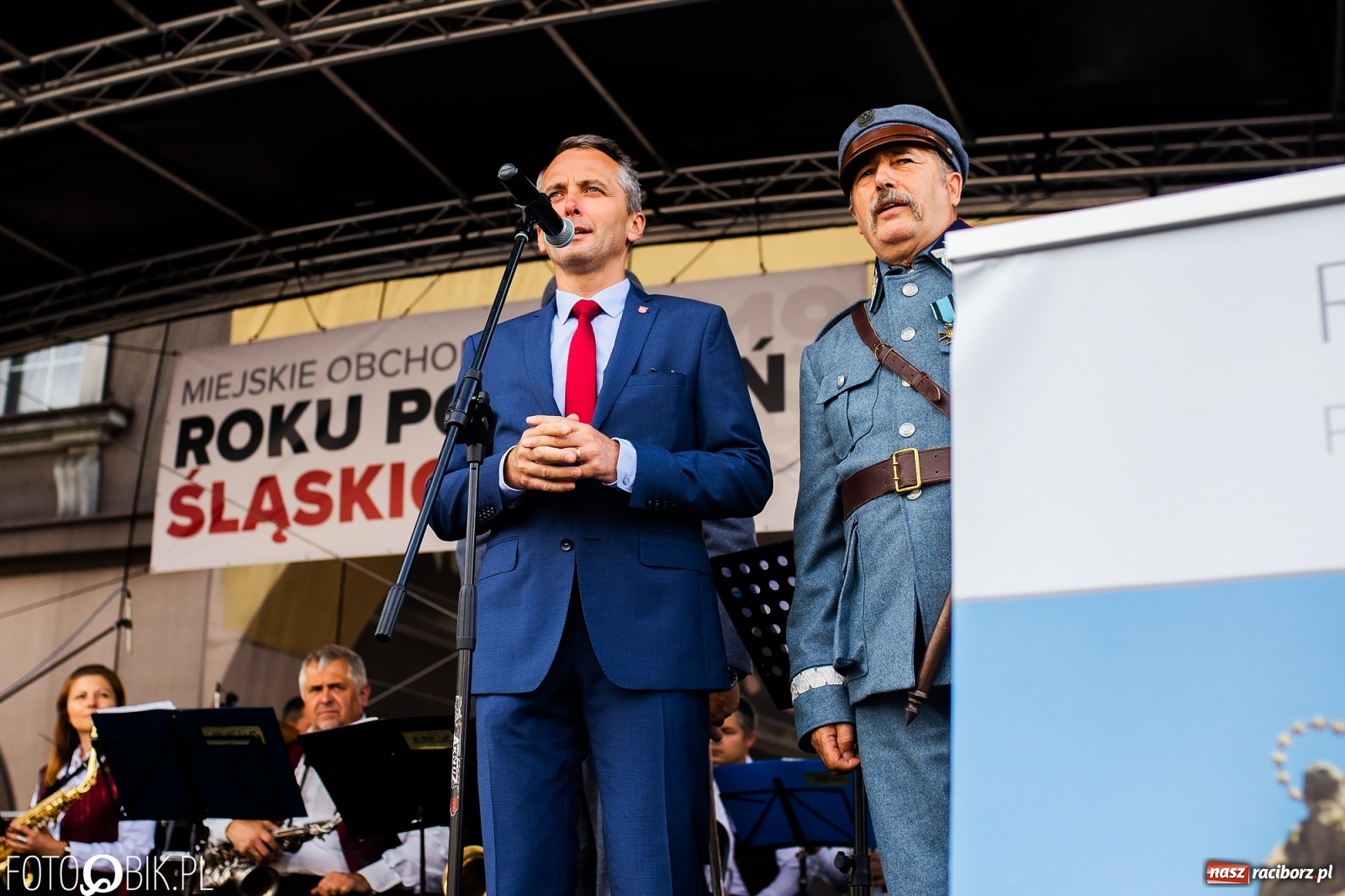Zdjęcie w galerii na portalu naszraciborz.pl: Marszałek Józef Piłsudski odwiedził Racibórz [FOTO i WIDEO] wiadomości z regionu