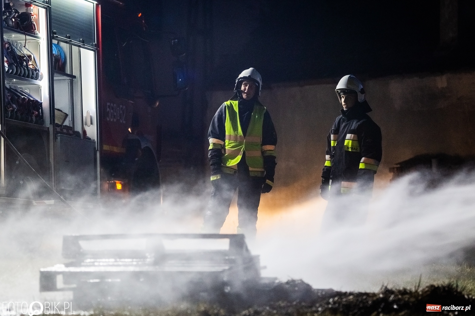 Zdjęcie w galerii na portalu naszraciborz.pl: Obchody 130-lecia OSP Krzanowice - pokazy nocne wiadomości z regionu