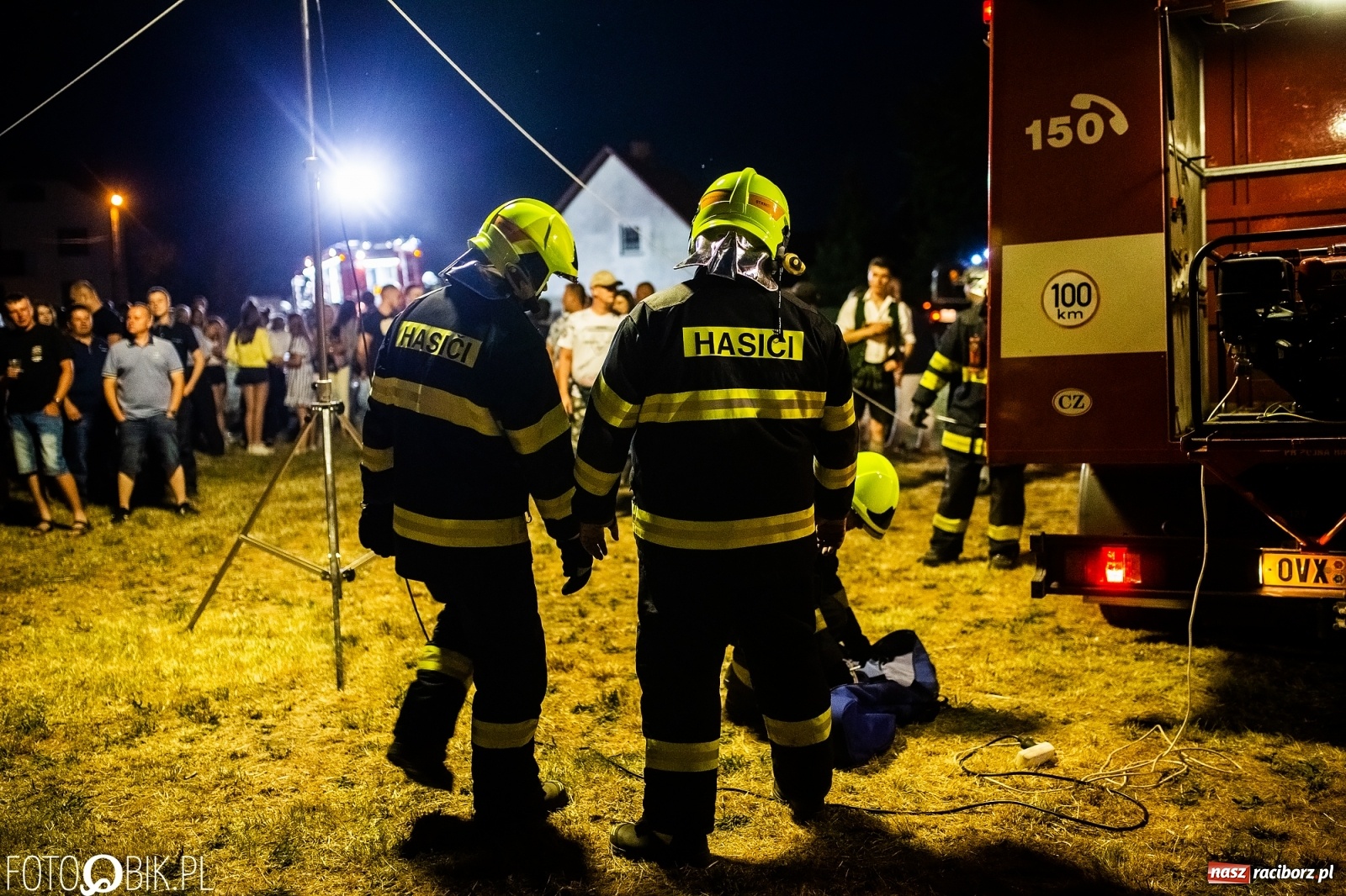 Zdjęcie w galerii na portalu naszraciborz.pl: Obchody 130-lecia OSP Krzanowice - pokazy nocne wiadomości z regionu