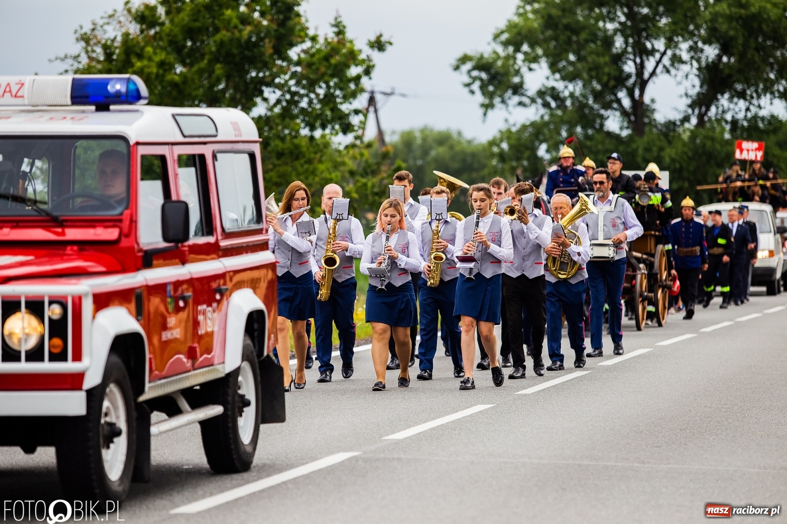 Zdjęcie w galerii na portalu naszraciborz.pl: Bieńkowickie zawody sikawek konnych. Tworków z głównym trofeum [FOTO i WIDEO] wiadomości z regionu