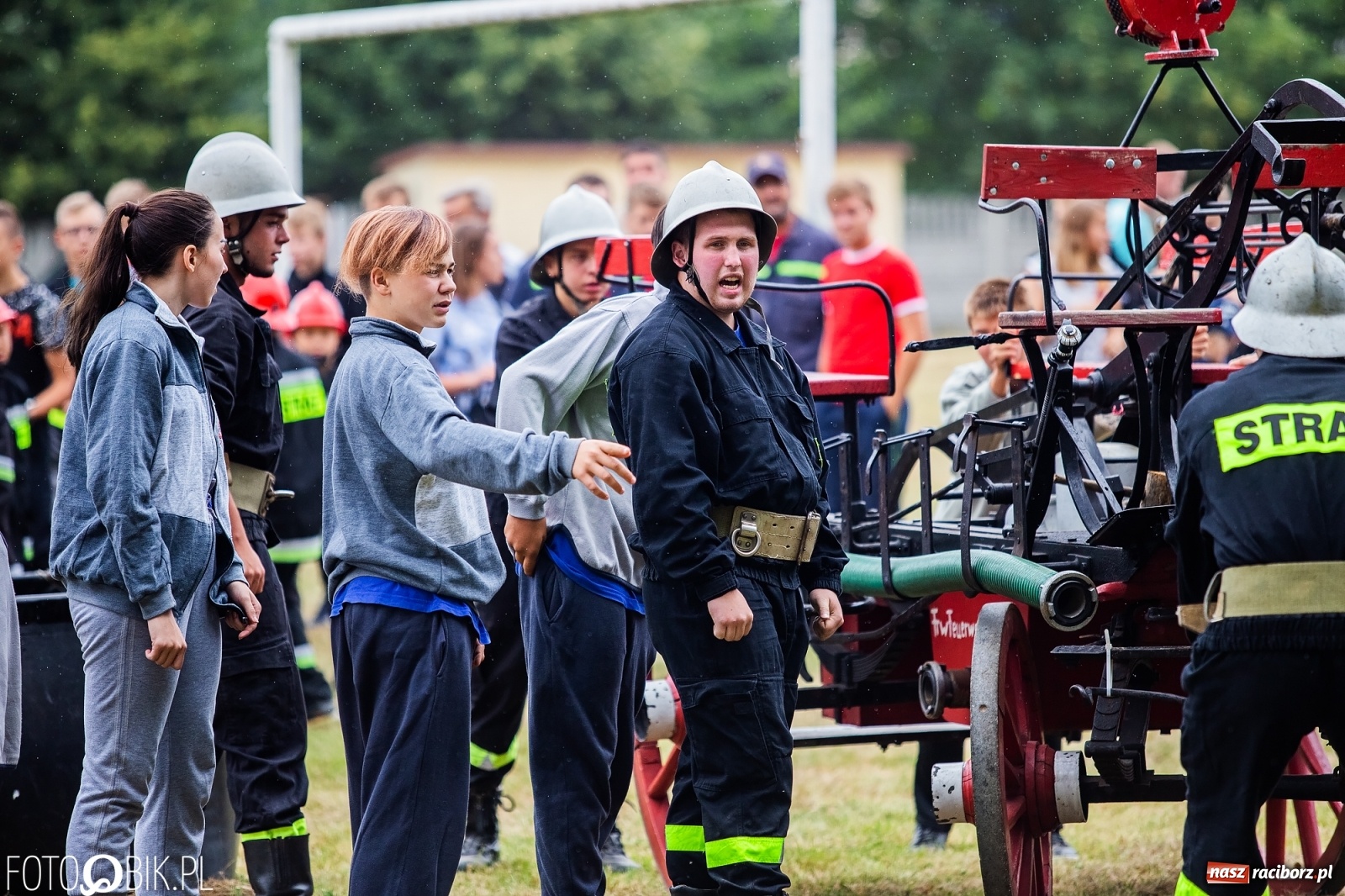 Zdjęcie w galerii na portalu naszraciborz.pl: Bieńkowickie zawody sikawek konnych. Tworków z głównym trofeum [FOTO i WIDEO] wiadomości z regionu