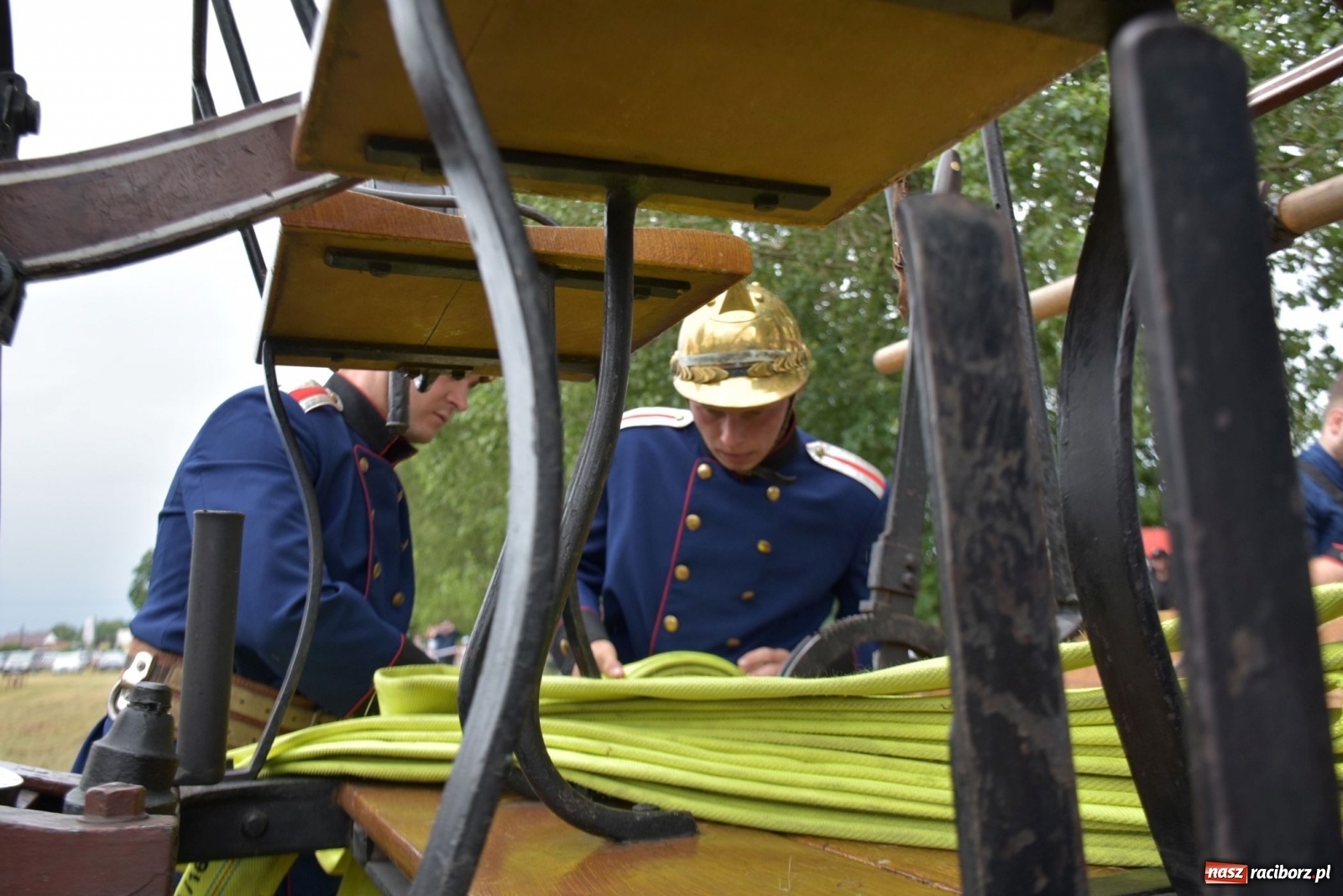 Zdjęcie w galerii na portalu naszraciborz.pl: Bieńkowickie zawody sikawek konnych. Tworków z głównym trofeum [FOTO i WIDEO] wiadomości z regionu