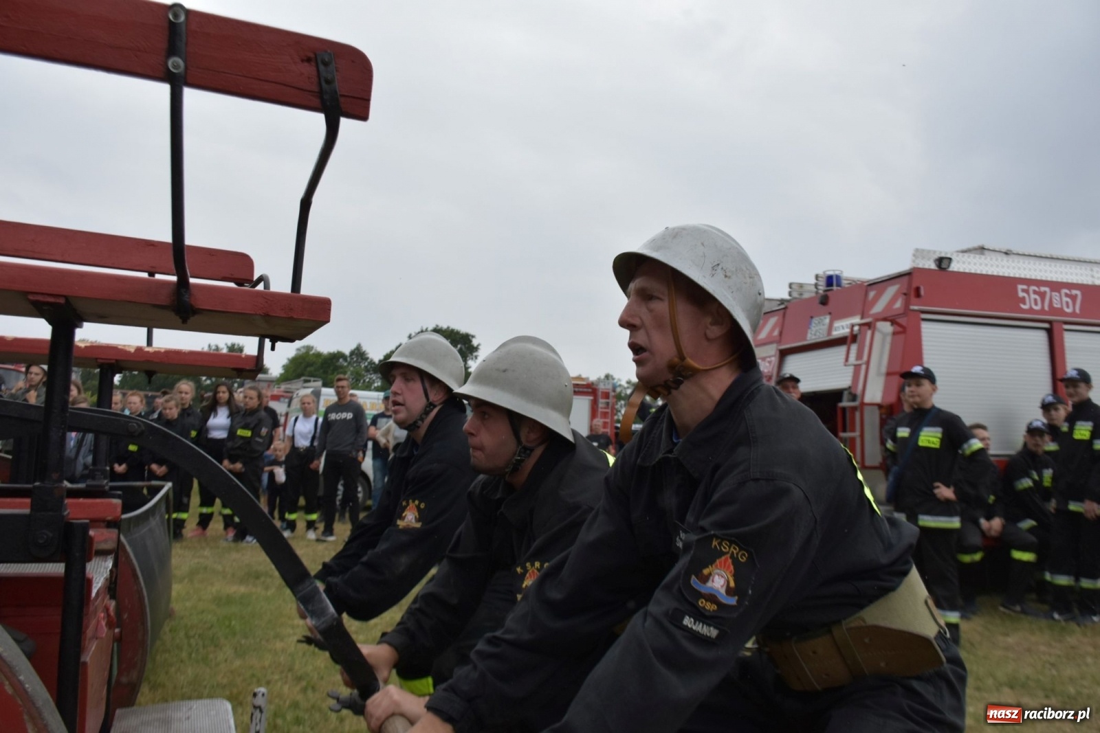 Zdjęcie w galerii na portalu naszraciborz.pl: Bieńkowickie zawody sikawek konnych. Tworków z głównym trofeum [FOTO i WIDEO] wiadomości z regionu