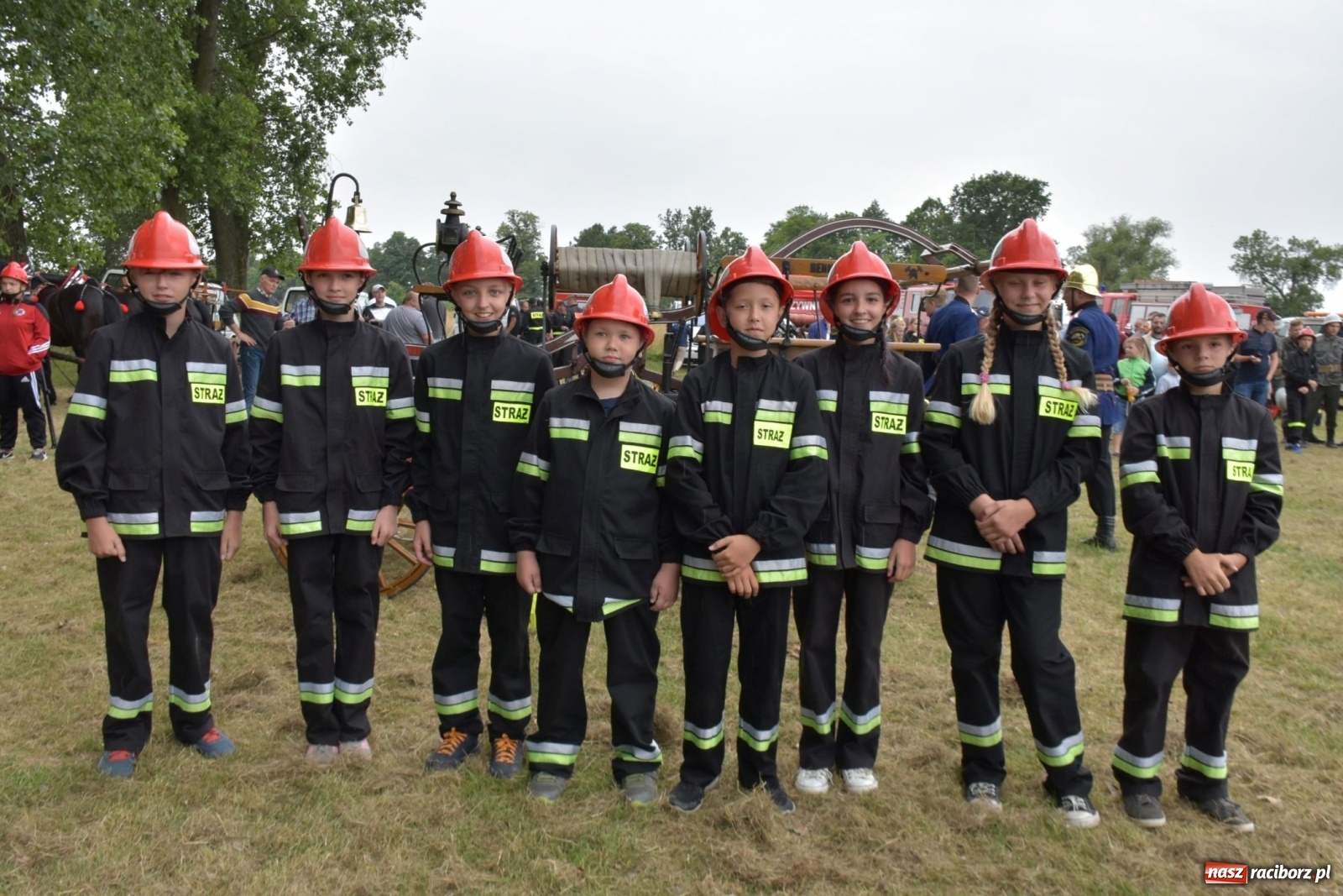 Zdjęcie w galerii na portalu naszraciborz.pl: Bieńkowickie zawody sikawek konnych. Tworków z głównym trofeum [FOTO i WIDEO] wiadomości z regionu