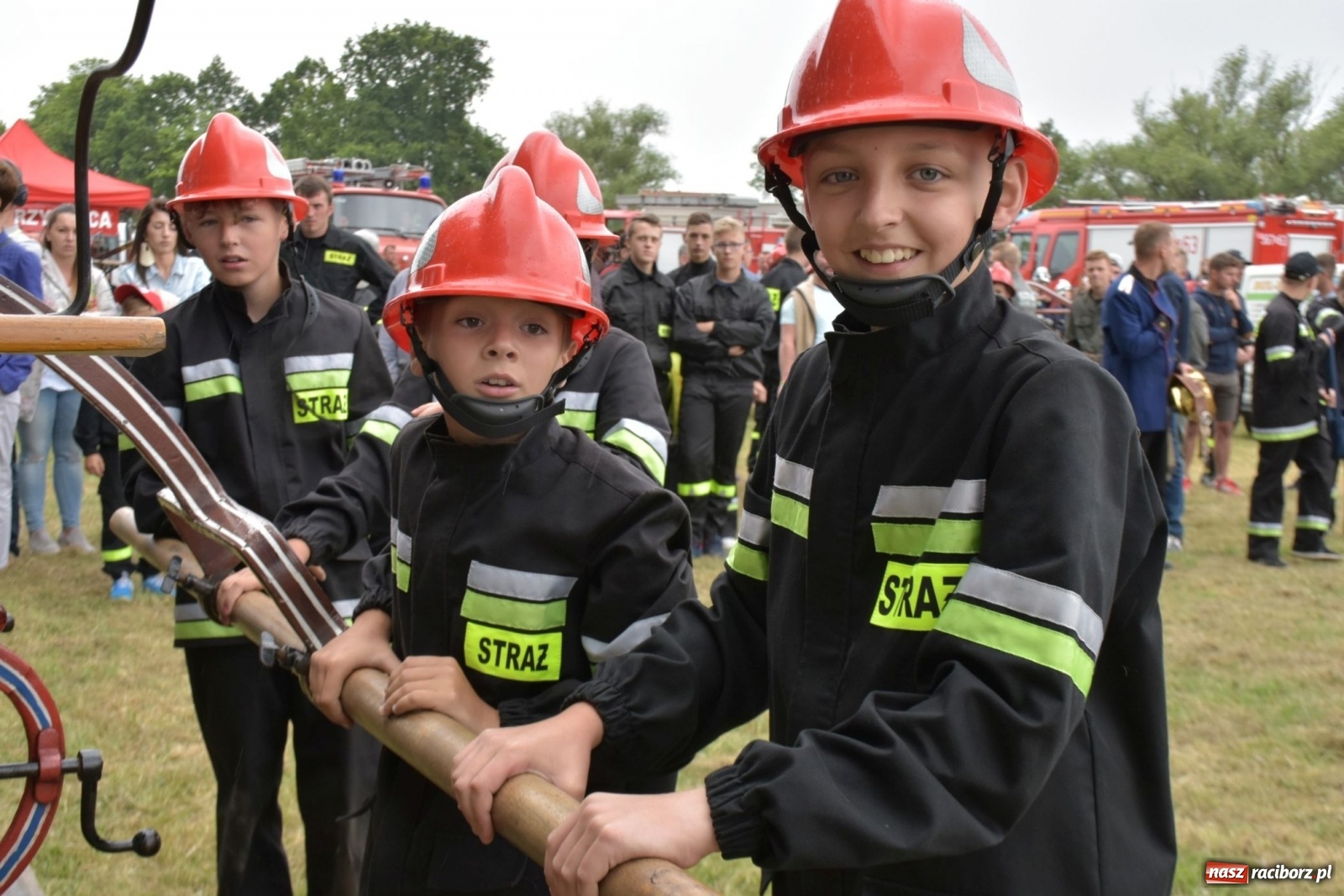 Zdjęcie w galerii na portalu naszraciborz.pl: Bieńkowickie zawody sikawek konnych. Tworków z głównym trofeum [FOTO i WIDEO] wiadomości z regionu