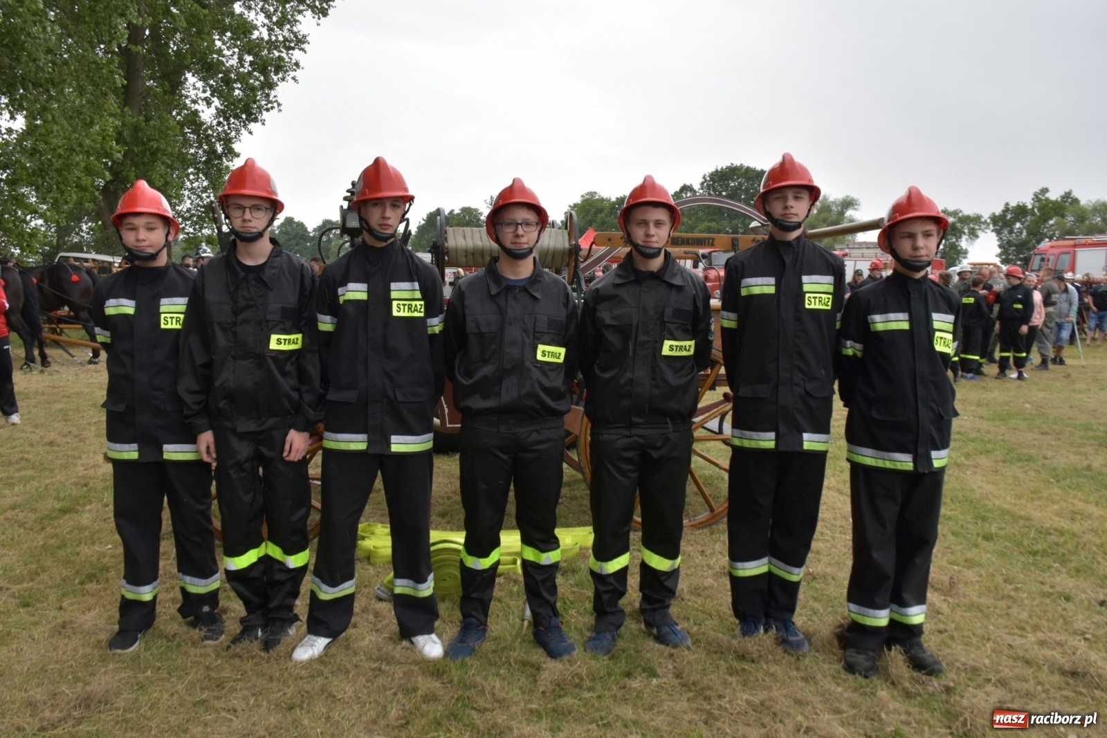 Zdjęcie w galerii na portalu naszraciborz.pl: Bieńkowickie zawody sikawek konnych. Tworków z głównym trofeum [FOTO i WIDEO] wiadomości z regionu