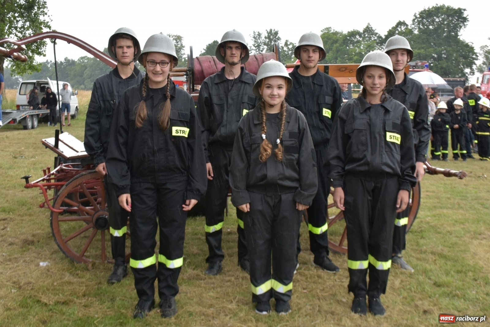 Zdjęcie w galerii na portalu naszraciborz.pl: Bieńkowickie zawody sikawek konnych. Tworków z głównym trofeum [FOTO i WIDEO] wiadomości z regionu