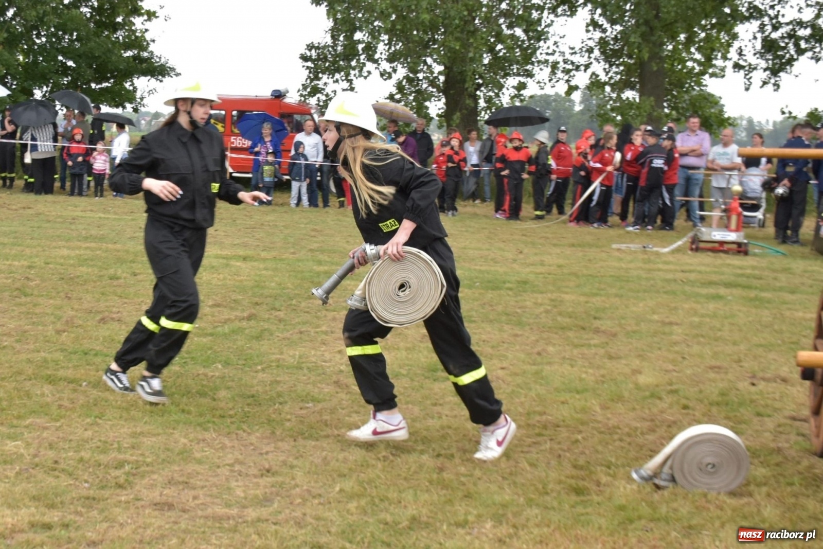 Zdjęcie w galerii na portalu naszraciborz.pl: Bieńkowickie zawody sikawek konnych. Tworków z głównym trofeum [FOTO i WIDEO] wiadomości z regionu